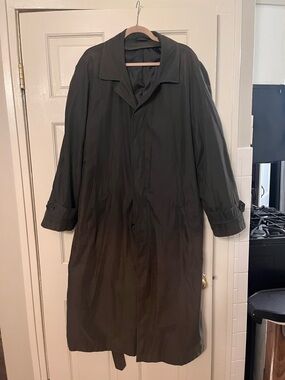 Vintage Men's Oversized Trench Coat